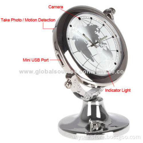 Clock Surveillance Camera for Home Security
